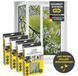 EASYmaxx Insect Protect insecten- & pollenhor | met magnetische bevestiging | vliegenhor raam | pollenhor | voor ramen tot 130 x 150 cm, zwart, 4 stuks