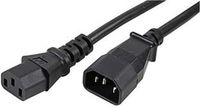 Zebra CS-CAB-IEC-L electriciteitssnoer Zwart 1 m C13 stekker C14 stekker