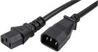 Zebra CS-CAB-IEC-L electriciteitssnoer Zwart 1 m C13 stekker C14 stekker