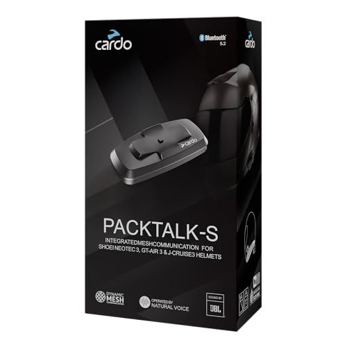 Cardo PACKTALK-S VOOR SHOEI GEN 3 HEADSELS Communicatiesysteem