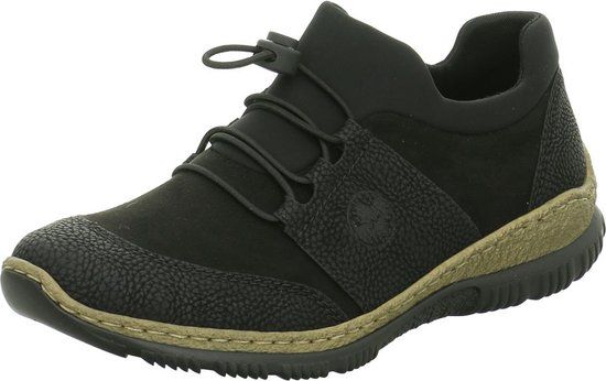 Rieker N32x8 Sneakers - Zwart - Maat 39 - Dames