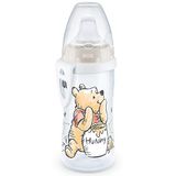 NUK Active Cup peuterbeker | 12+ maanden | lekvrije softdrinktuit | clip en beschermkap | BPA-vrij | 300 ml | Disney Winnie the Poeh