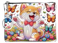 Portefeuille Diamond Painting avec porte-clés 12 x 9,2 cm Design de dessin animé