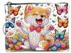 Portefeuille Diamond Painting avec porte-clés 12 x 9,2 cm Design de dessin animé