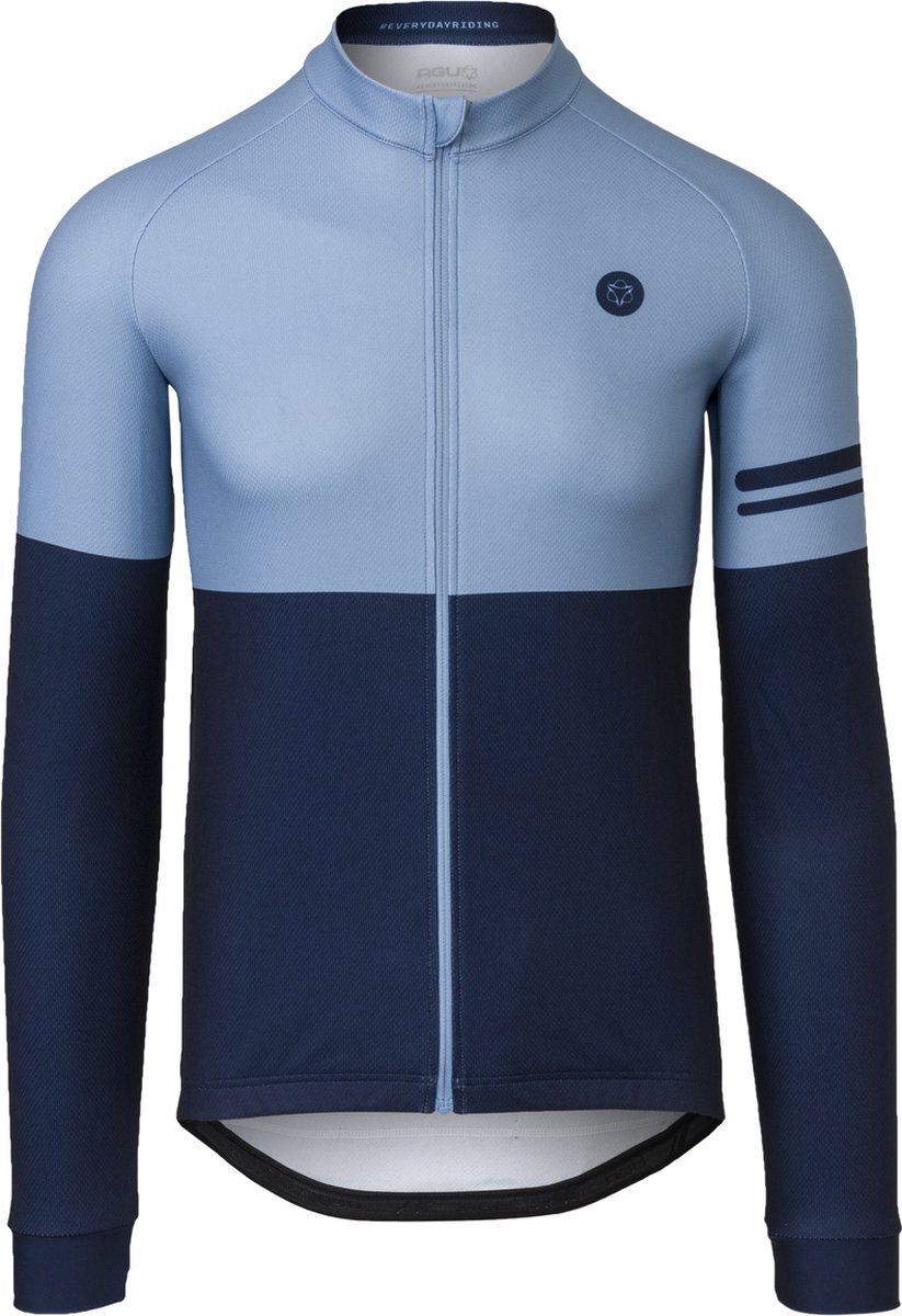 AGU Duo Fietsshirt Lange Mouwen Essential Heren - Cloud - Maat L