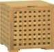 vidaXL Touwkist 40x40x40 cm Massief Teakhout