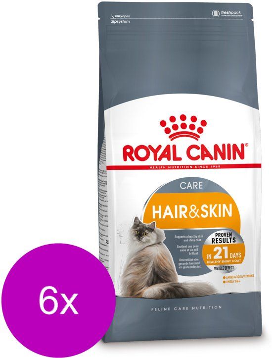 Royal Canin Fcn Hair & Skin Care - Kattenvoer - 6 x 2 kg
