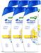 Head & Shoulders Shampoo Citrus Fresh - 250ml - Lot économique - 6 pièces