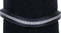 HKM Crystal Hoofdbanden Zwart Pony