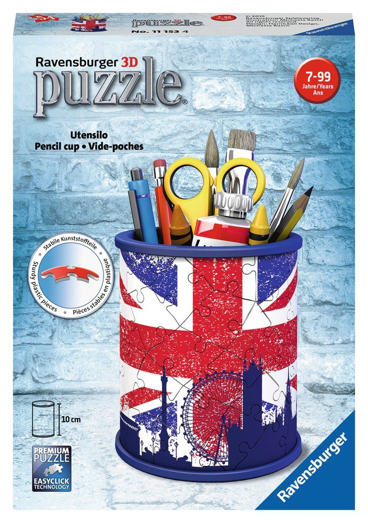 Ravensburger Engels Pennenbakje - 3D Puzzel (54 stukjes)