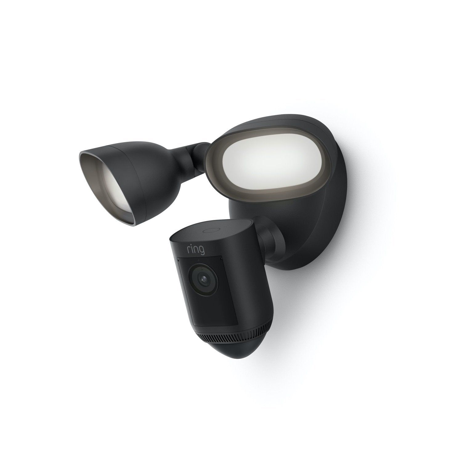 Ring Floodlight Cam Wired Pro - Outdoor Wired Security Camera - Black