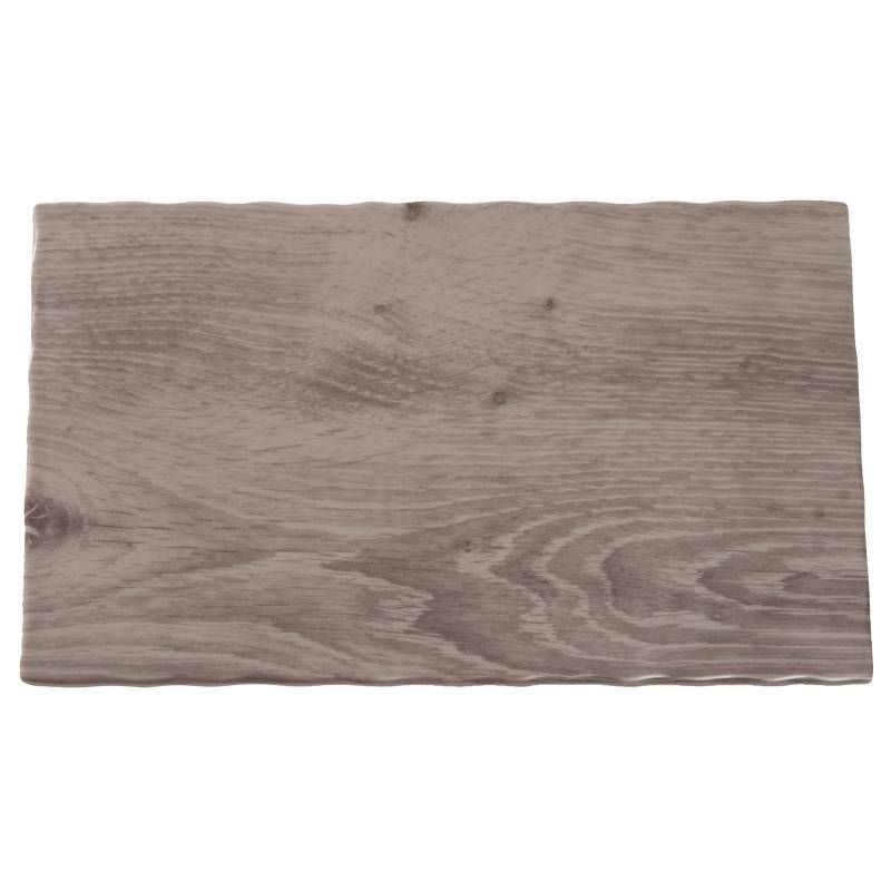 APS Melamine serveerplateau driftwood - 1/4gn - Set van 2 stuks