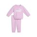 PUMA Essentials Minicats Crew set voor peuters 68, Mauve Glow Pink