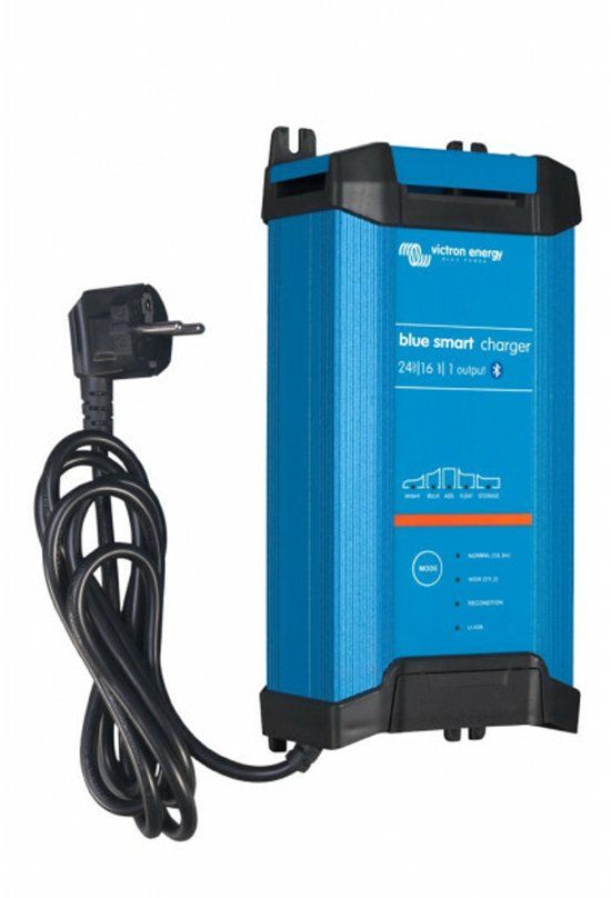 Victron Blue Smart IP22 Acculader 24/16 (1) - Geschikt voor diverse accu's