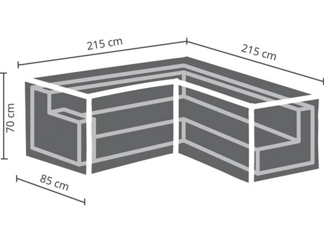 Perel Buitenhoes voor L-Vormige Lounge Set - 215 cm