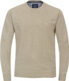 Redmond CASAMODA Redmond heren trui katoen - O-hals - beige (middeldik) 5XL