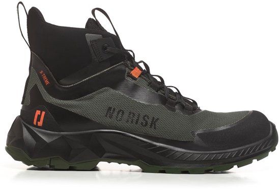 No Risk Xtreme Mid Green S3 1057.08 - Zwart/Groen - 45