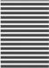VidaXL Zebra rolgordijn 165x200 cm stofbreedte 160,9 cm zwart