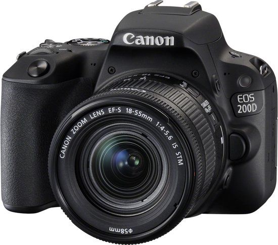 Canon EOS 200D + 18-55 IS STM CP Zwart