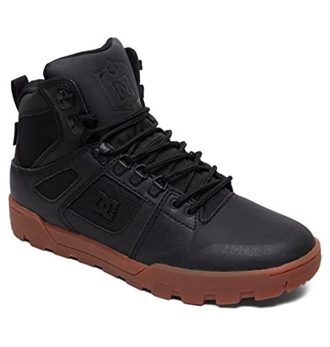 DC Shoes Pure Hi bootschoen voor heren, Black Gum., 38.5 EU
