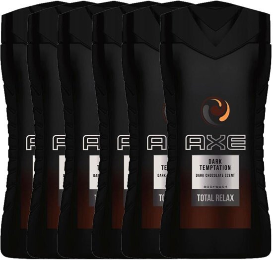 AXE Dark Temptation - 6 x 250 ml - Douchegel - Voordeelverpakking