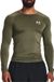 Under Armour UA HG Heatgear Armour compressie Long Sleeve Heren Sportshirt - Groen - Maat XXL