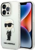 Karl Lagerfeld - iPhone 14 Pro Max Beschermhoes - Transparant - Iconisch Ontwerp