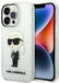 Karl Lagerfeld - iPhone 14 Pro Max Beschermhoes - Transparant - Iconisch Ontwerp