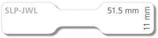 SmartLabels Seiko Instruments SLP-JWL etiketten voor sieraden en kabels, 1050 stuks