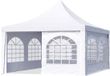 TOOLPORT Pagodetent Paviljoen 4x4m Wit PVC