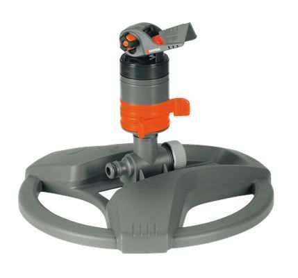 Gardena Turbinesproeier - Draaiende tuinsprinkler - 450 m² - Grijs/Oranje