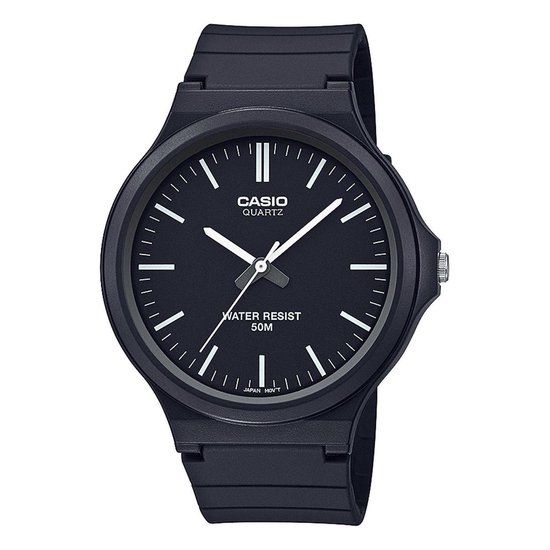 Casio MW 240 1EVEF Unisex Polshorloge - 43 mm - Zwart
