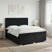 Maison Exclusive - Lit boxspring avec matelas noir 160 x 200 cm tissu