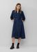 s.Oliver Denim jurk met 3/4 mouwen en knoopsluiting