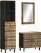 Maison Exclusive - Ensemble de meubles de salle de bains 3 pièces en bois massif de manguier