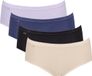 Sloggi Basic+ Midi C4P Dames Onderbroek - Blauw - Katoen - 4 stuks