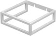 INK - Cadre Acier Pour Lavabo Vice - 270x270x90 mm - Blanc Mat