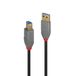 LINDY 36741 USB-kabel - 1 m - Zwart