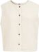 WE Fashion Dames teddy gilet - Curve - Wit - Maat 46