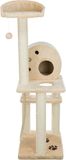 Trixie Salamanca Krabpaal met kattenboom, 8 x 138 cm, beige