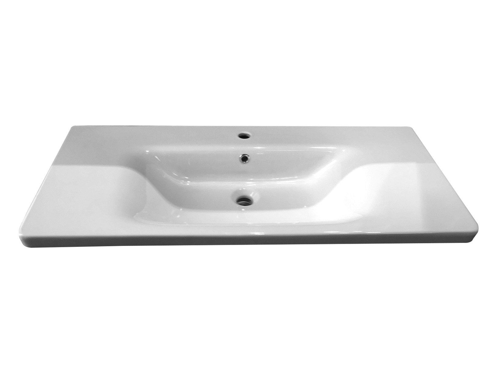 Best Design Winner 100 cm Losse Meubel Wastafel - Wit - Keramiek