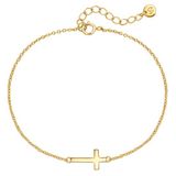Glanzstücke München Armband 925 zilver geel goud 17 cm
