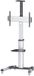 Manhattan 461245 70'' Draagbaar Zwart, Zilver flat panel vloer standaard