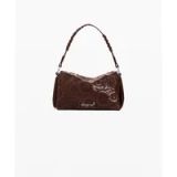 Desigual Siroco Naron Mini Flap Bag Camel bruine schoudertas