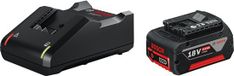 Bosch Professional Starterset 18V BASIC - 1x 4.0Ah Batterie + Lader GAL 18 V-40