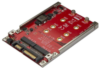 StarTech.com Dual M.2 to SATA Adapter for 2.5" Drive Bay - RAID