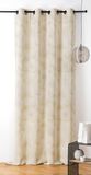 LINDER Gordijn met zonnemotief – stijl op zonne-energie – afwerking met oogjes – kleur: zandbeige – afmetingen 140 x 260 cm – 66% katoen 34% polyester – collectie Soleil