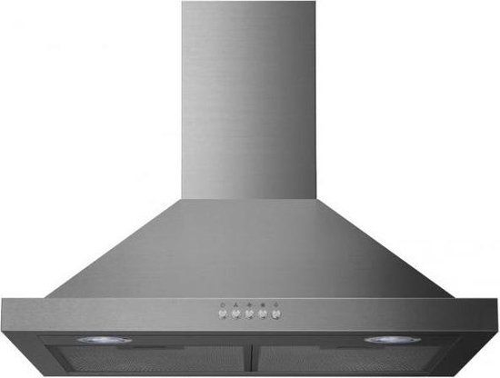 Exquisit KH62-3INOX - Wandschouw Afzuigkap - 60 cm - RVS - 5 Jaar Garantie