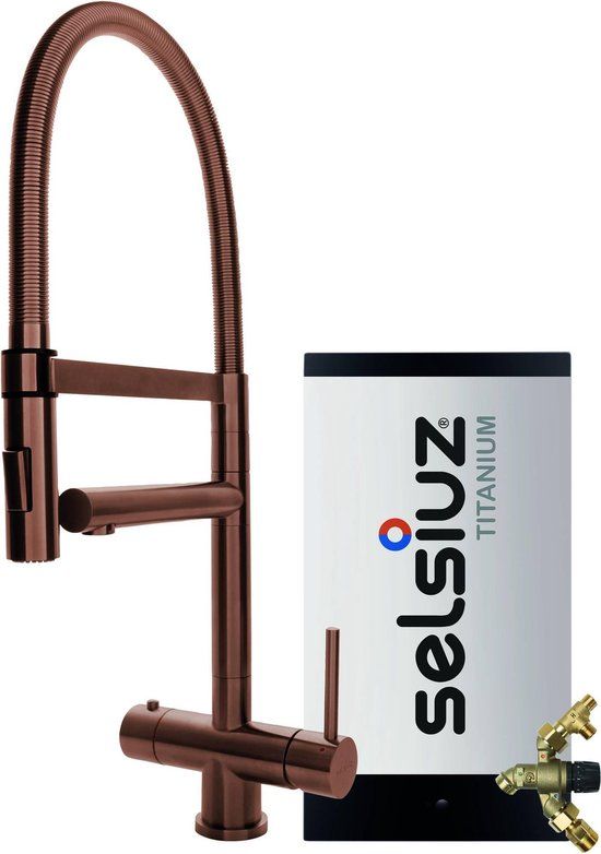 Selsiuz kranen Selsiuz XL Copper / Koper met TITANIUM Combi (Extra) boiler - 350296