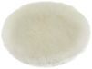 ALCLEAR Premium lamsvel pad 150 mm, naturel, schuurt en polijst de autolak, verwijderingsdikte 9/10, wit